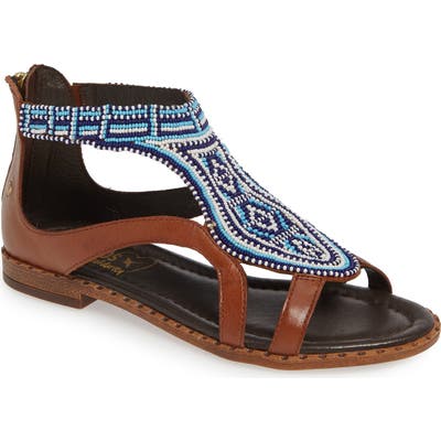 Pikolinos Algar Beaded Sandal, Brown
