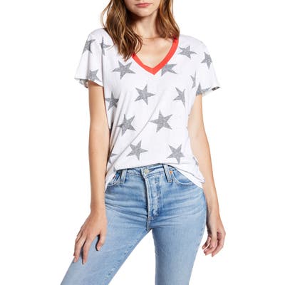 Splendid Kate V-Neck Tee, Ivory