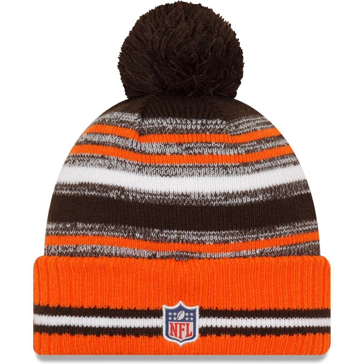New Era Cleveland Browns Tech Knit Sideline Knit Hat 