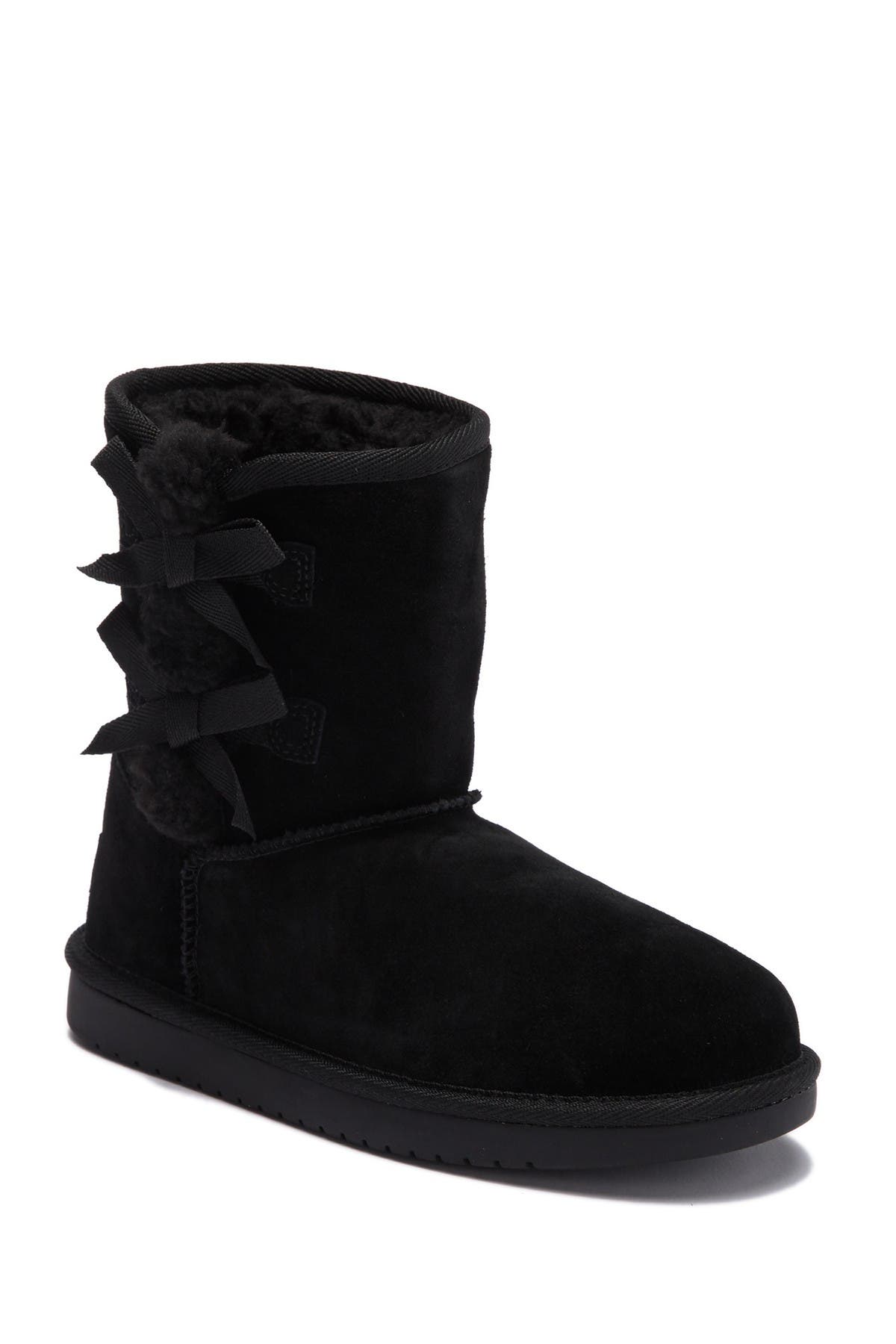 Victoria Faux Shearling Lined Suede 