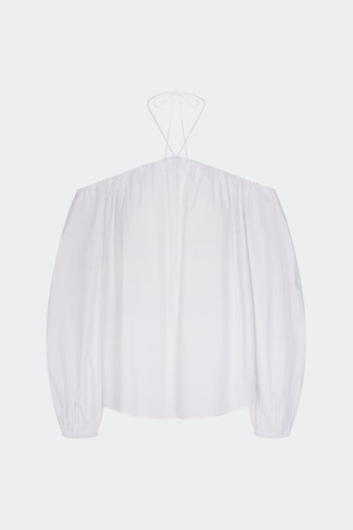 Shop Simonmiller Oleander Poplin Top In Macadamia