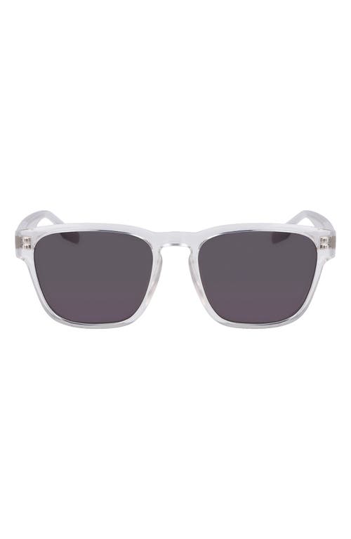 Fluidity 53mm Square Sunglasses in Crystal Clear