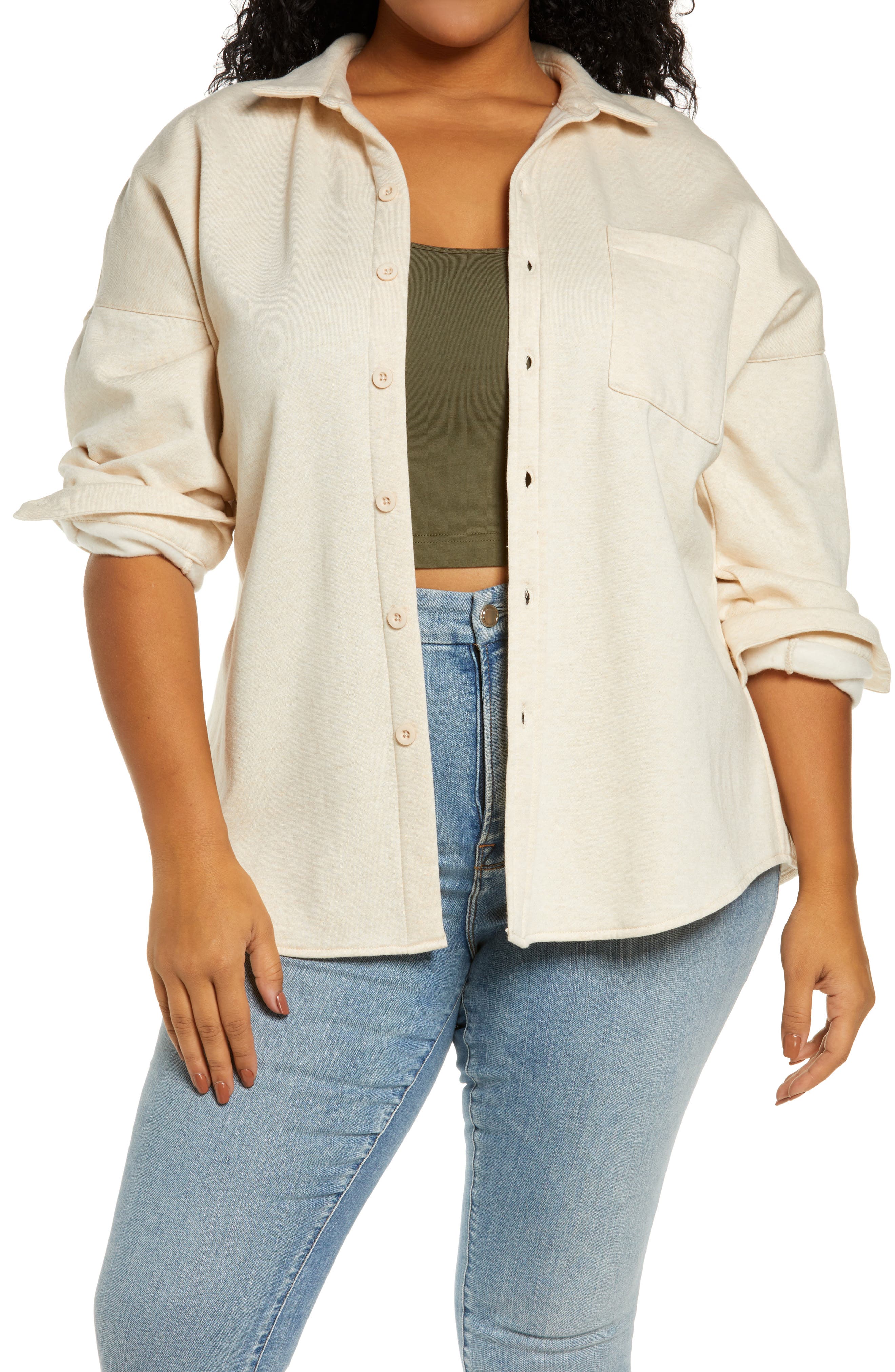 plus size fleece jacket