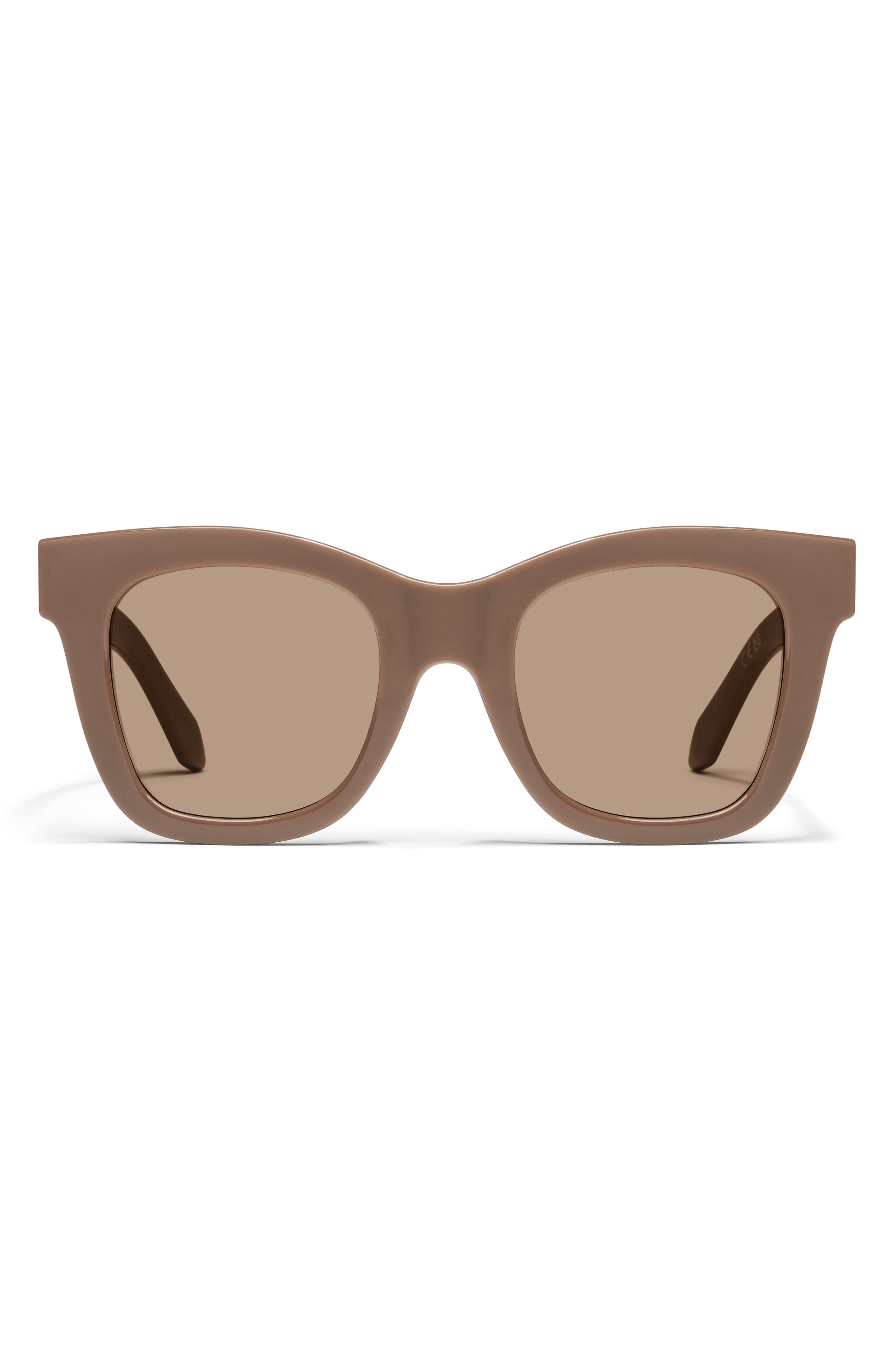 QUAY After Hours 51mm Square Sunglasses in Doe/Tan Cover