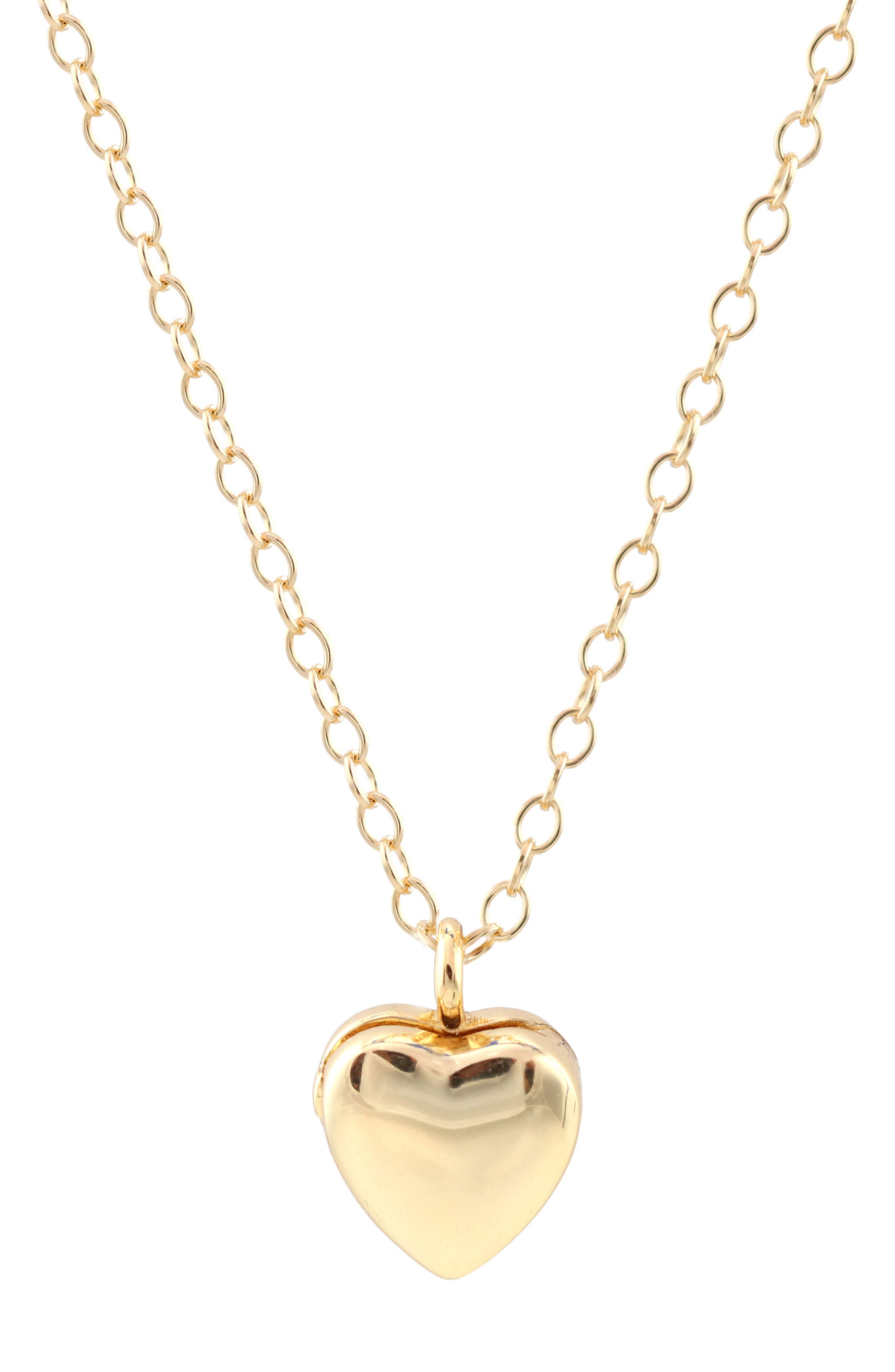 Kris Nations Small Heart Locket Necklace Nordstrom
