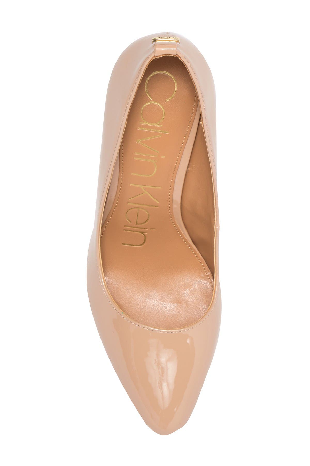 calvin klein susan patent platform pump