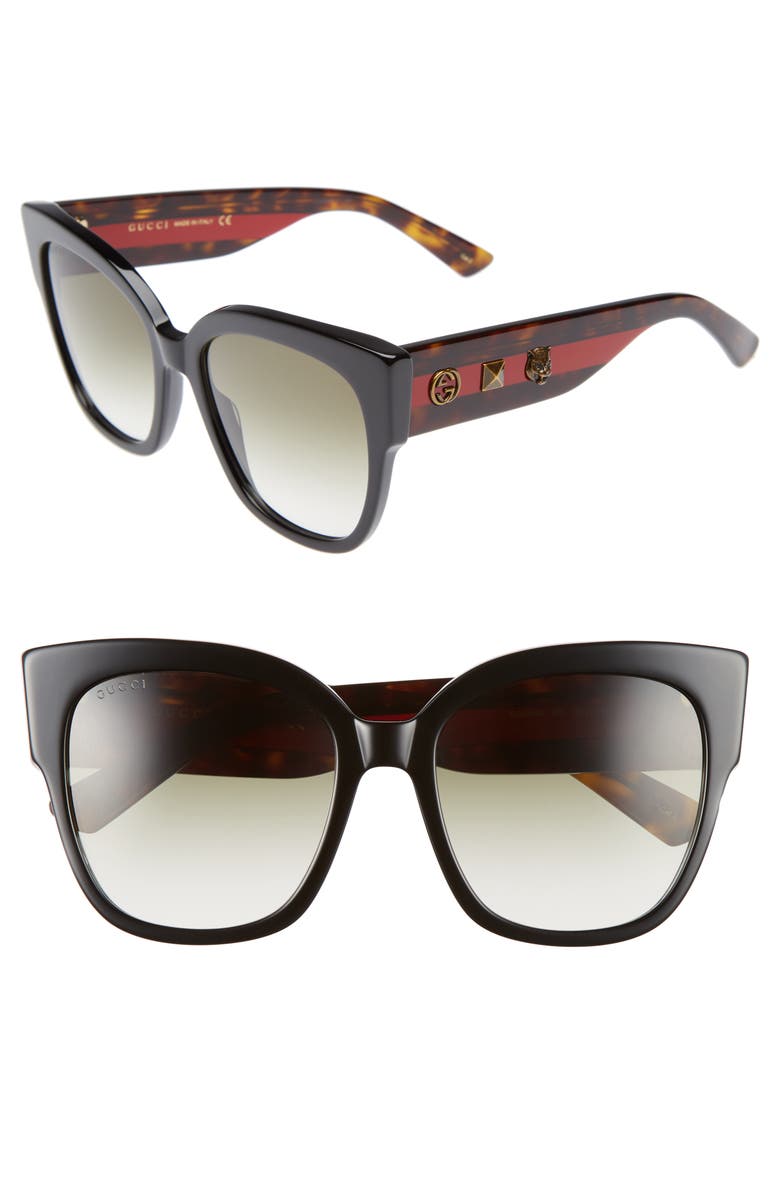 Gucci 55mm Butterfly Sunglasses | Nordstrom