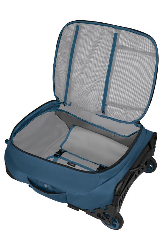 Shop Osprey Ozone 2-wheel 40-liter Carry-on Suitcase In Coastal Blue