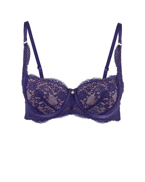 Shop Adore Me Bonnie Contour Balconette Bra In Dark Blue