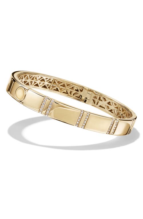 Cast The Clarity Diamond Bangle in 14K Yellow Gold at Nordstrom