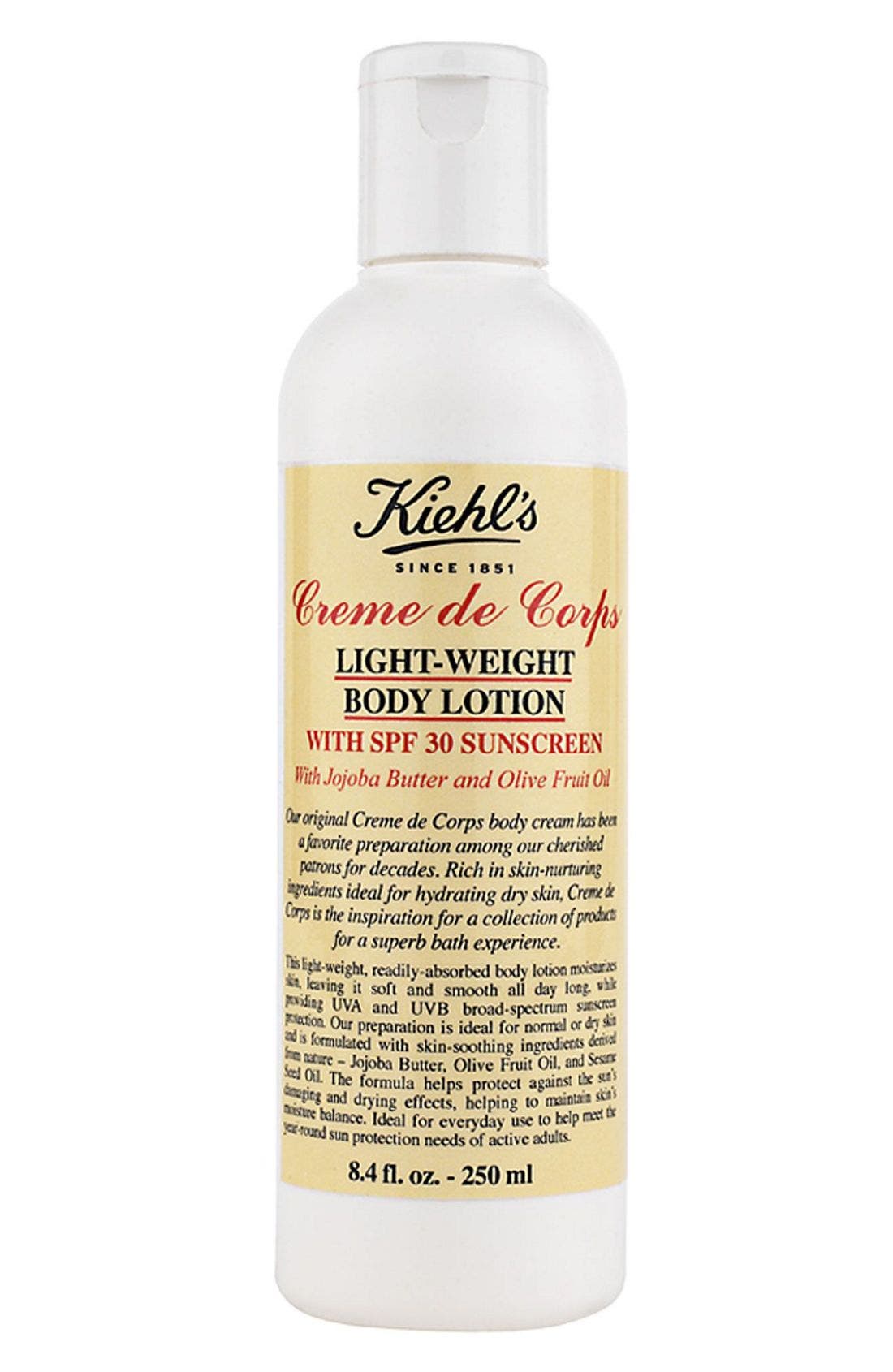 Kiehl's Since 1851 'Creme de Corps' LightWeight Body Lotion SPF 30