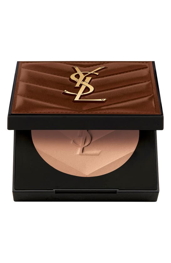 Shop Saint Laurent All Hours Hyper Bronzer Ultimate Couture Clutch In 01 Light Sepia