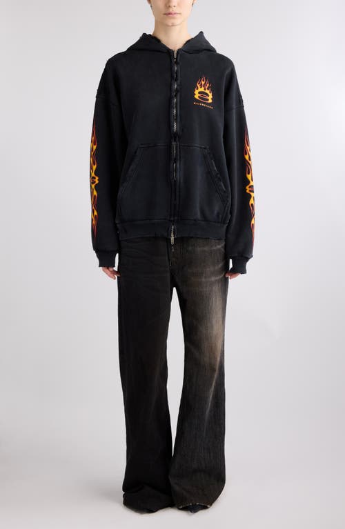 Balenciaga Fifty-fifty Jeans In Light Black