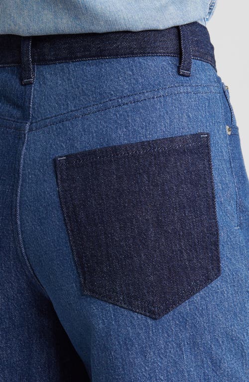 Shop Rails The Getty Patchwork High Waist Jeans In Indigo Patchwork