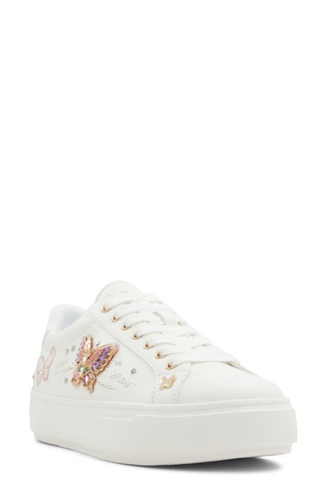 Aldo fashion white shoes women