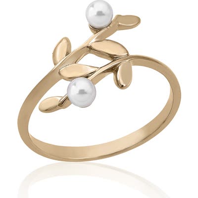 Majorica Simulated Pearl Wraparound Ring