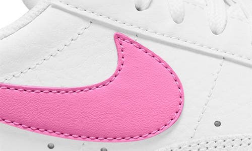 Shop Nike Kids' Blazer Low '77 Low Top Sneaker In White/playful Pink/sail