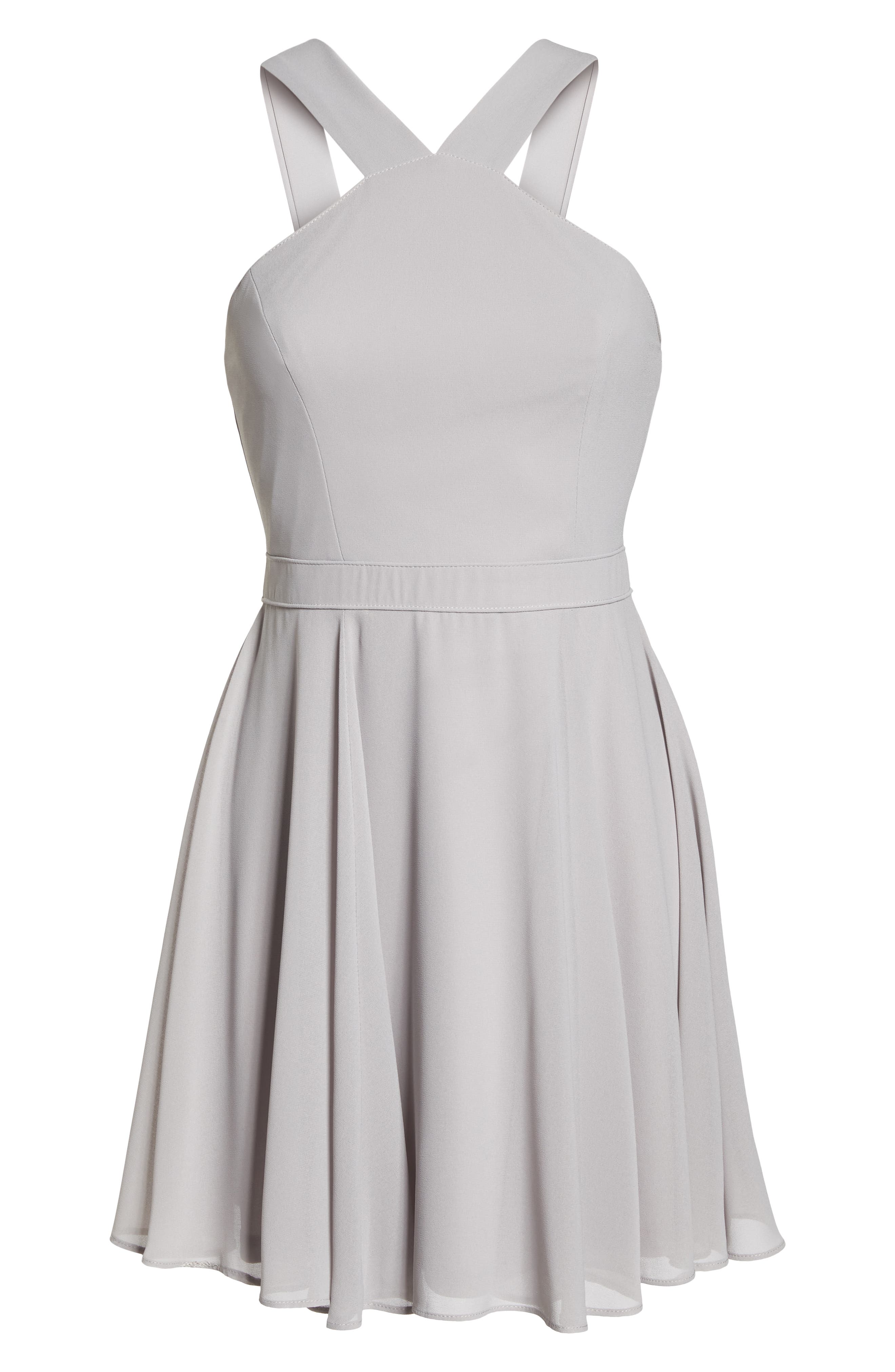 forevermore grey skater dress