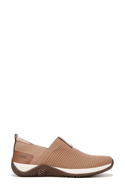 Shop Ryka Rykä Echo Knit Slip-on Sneaker In Brown