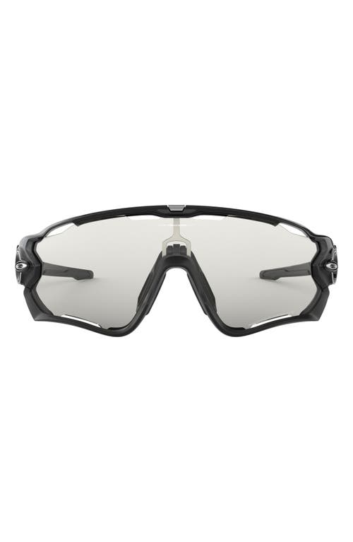 Oakley Jawbreaker 131mm Photochromic Cycling Shield Sunglasses in Black/Photochromic at Nordstrom