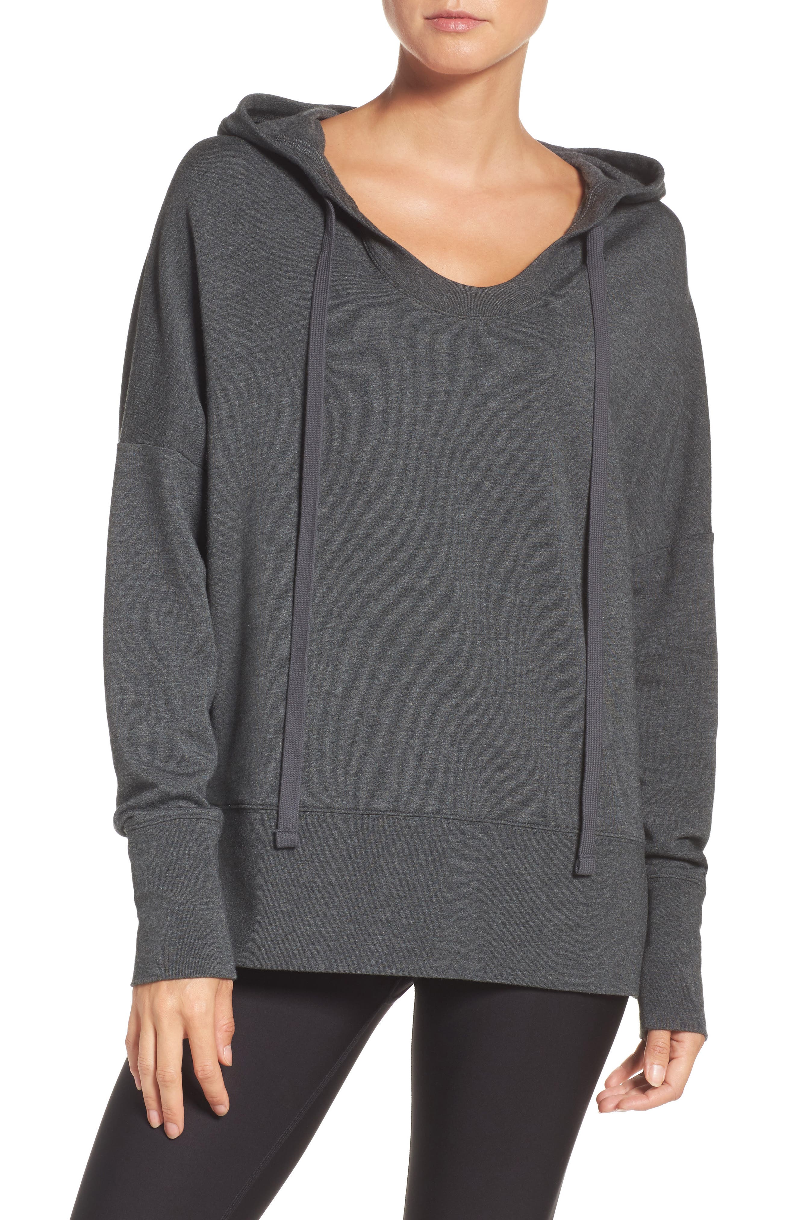 alo fluid tunic hoodie