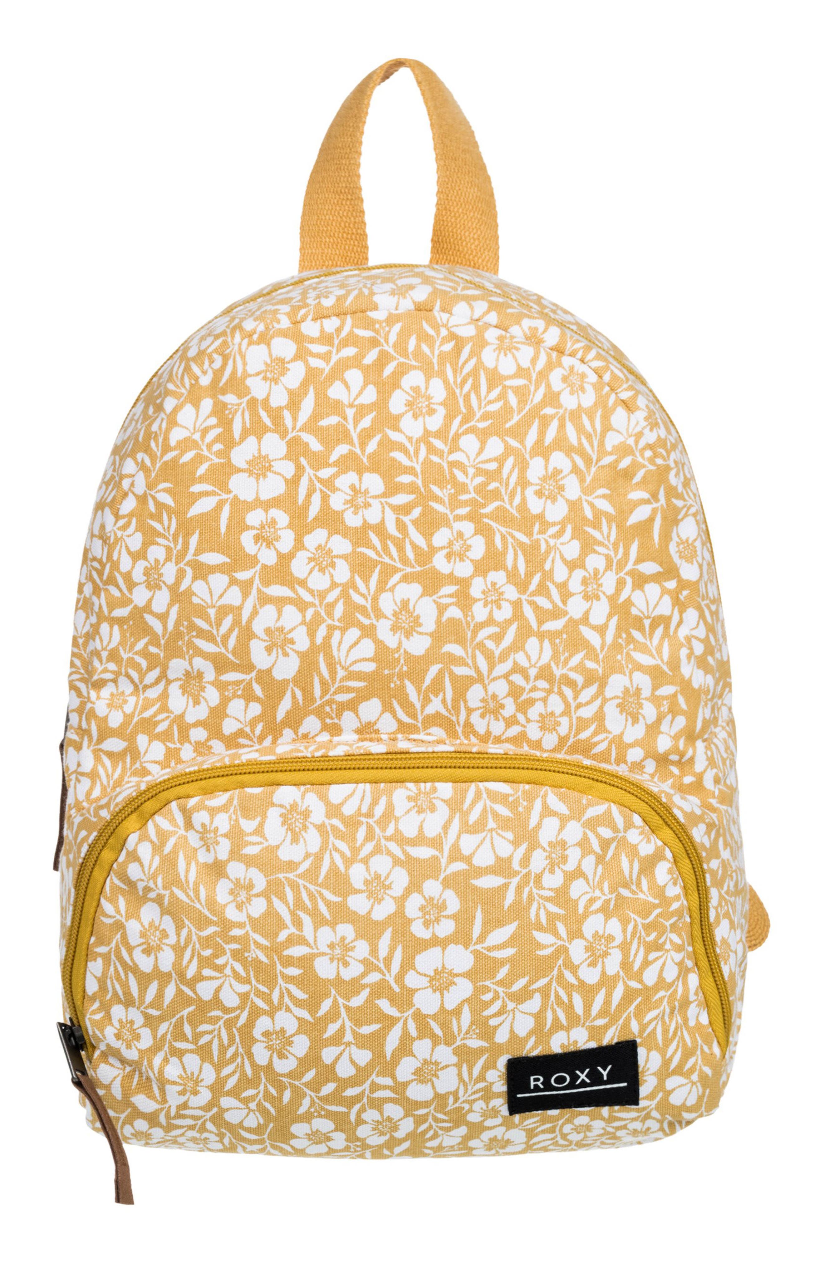 printed canvas backpack