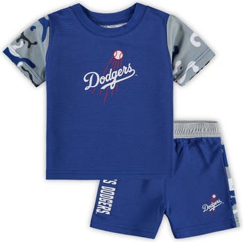 Outerstuff Newborn & Infant White/Royal Los Angeles Dodgers Three