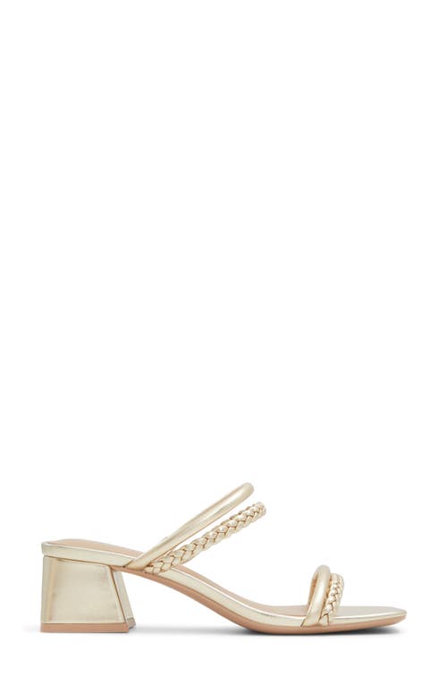 Shop Call It Spring Keelay Slide Sandal In Champagne