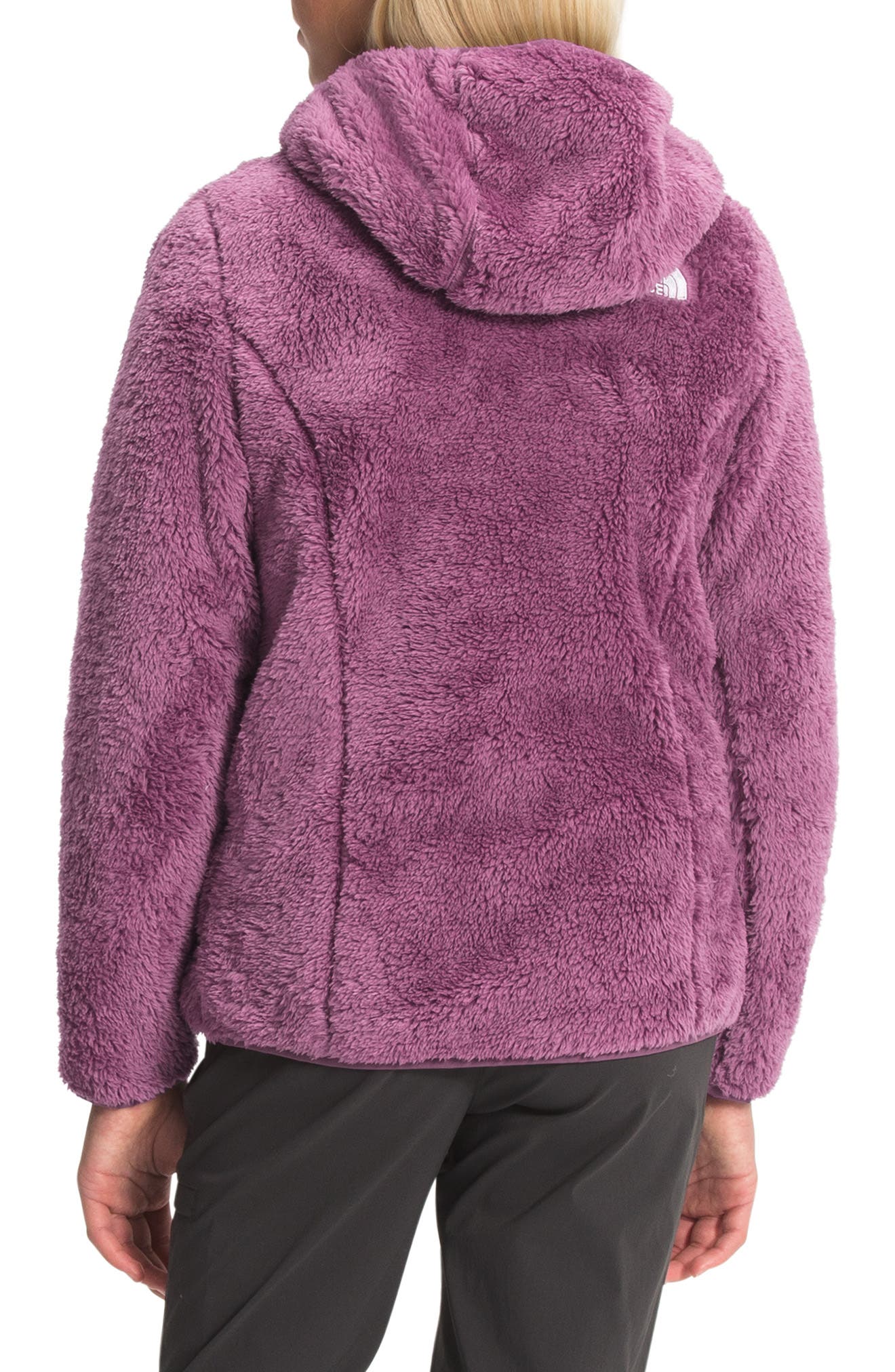 pink fluffy fleece