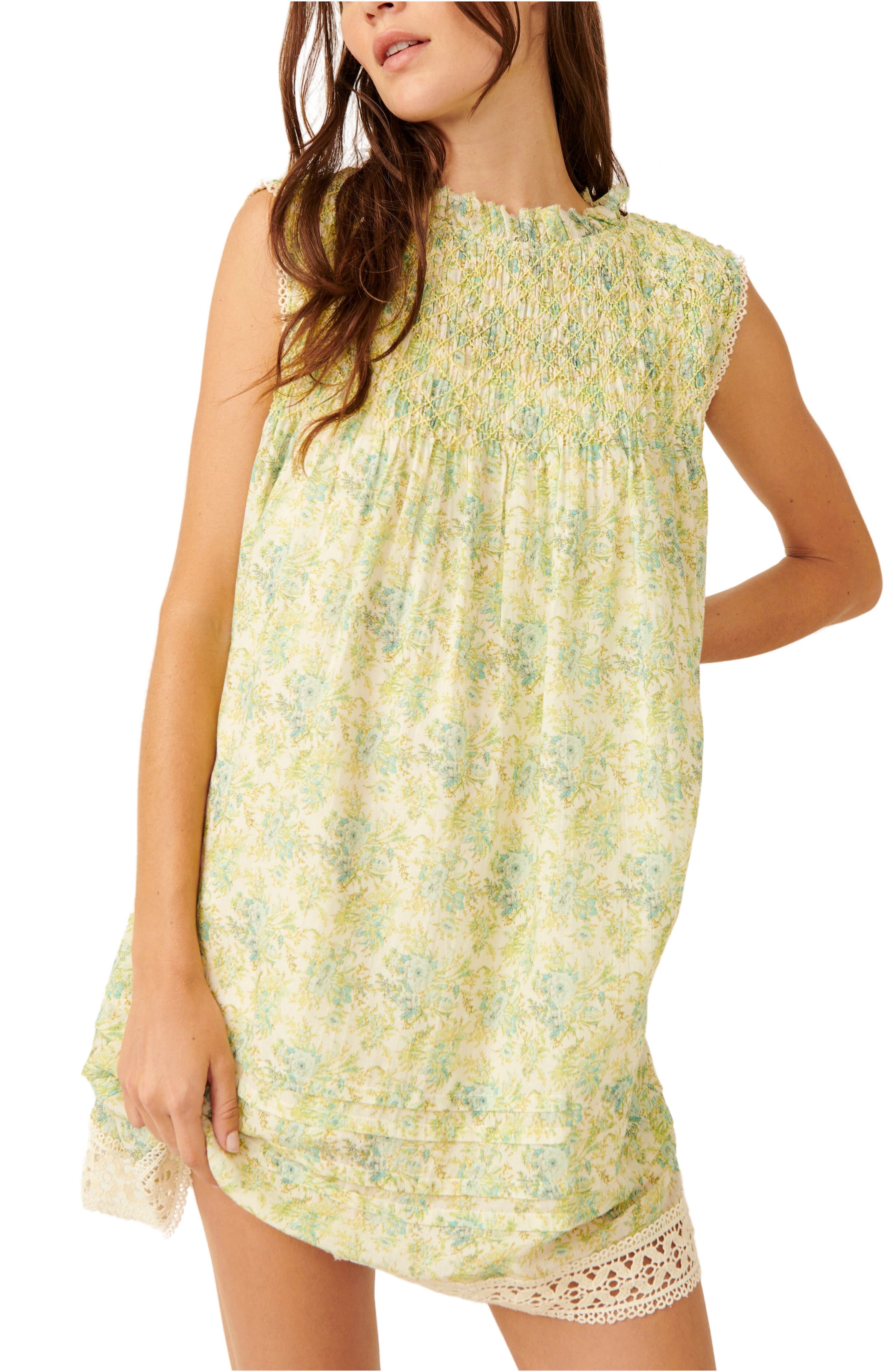free people shea dress Free People Shea Mini Dress Ivory Size Small