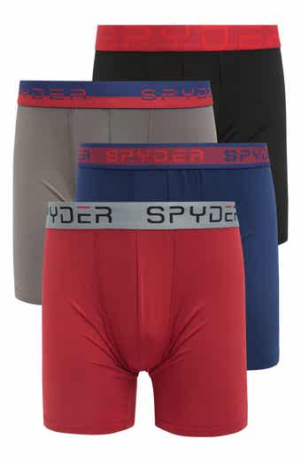 4 Pk SPYDER PERFORMANCE Boxer Briefs NEW! Size L
