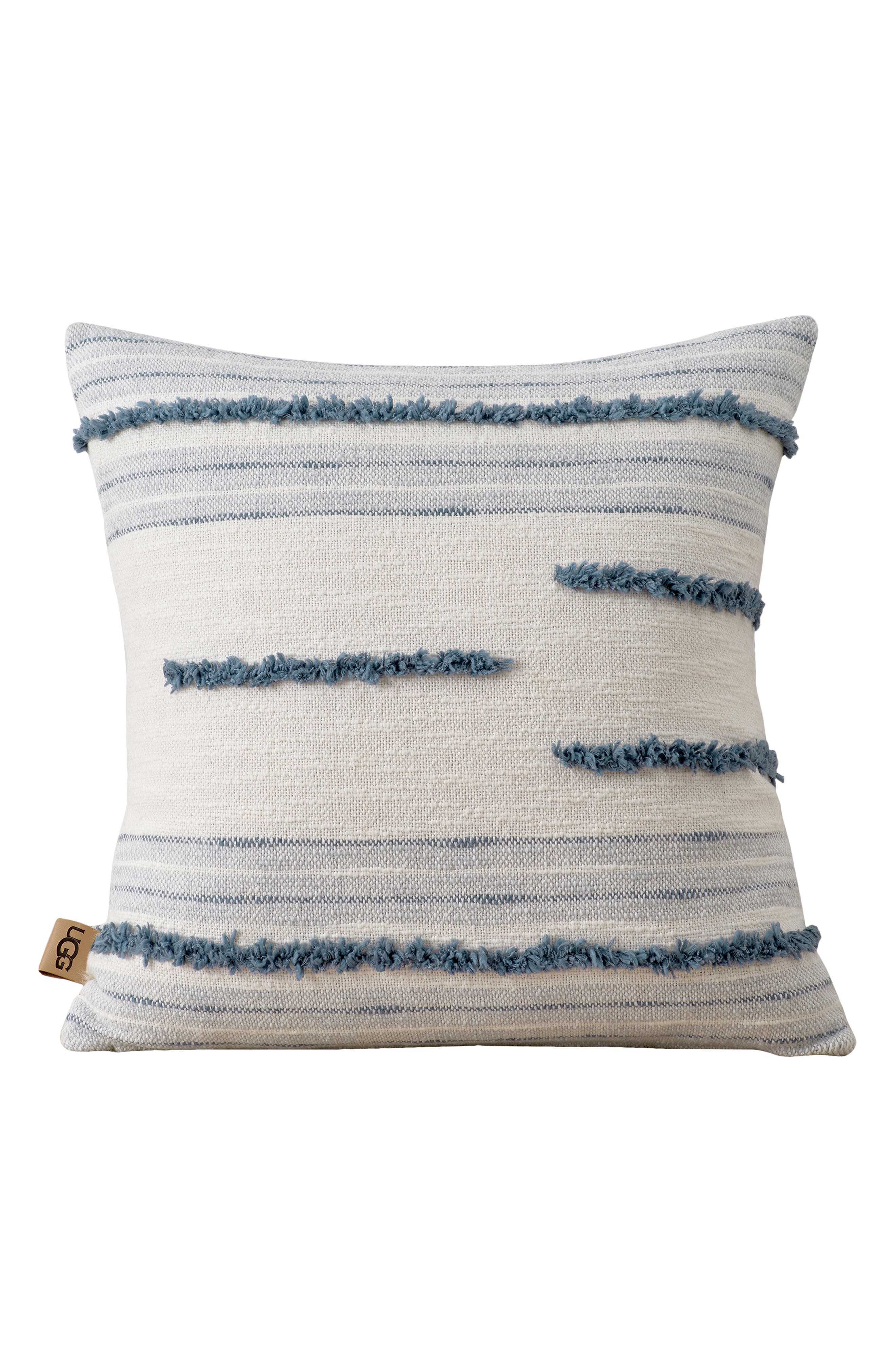 blue decorative pillows