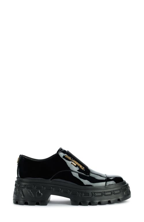 Shop Karl Lagerfeld Paris Lakely Lug Sole Loafer In Black