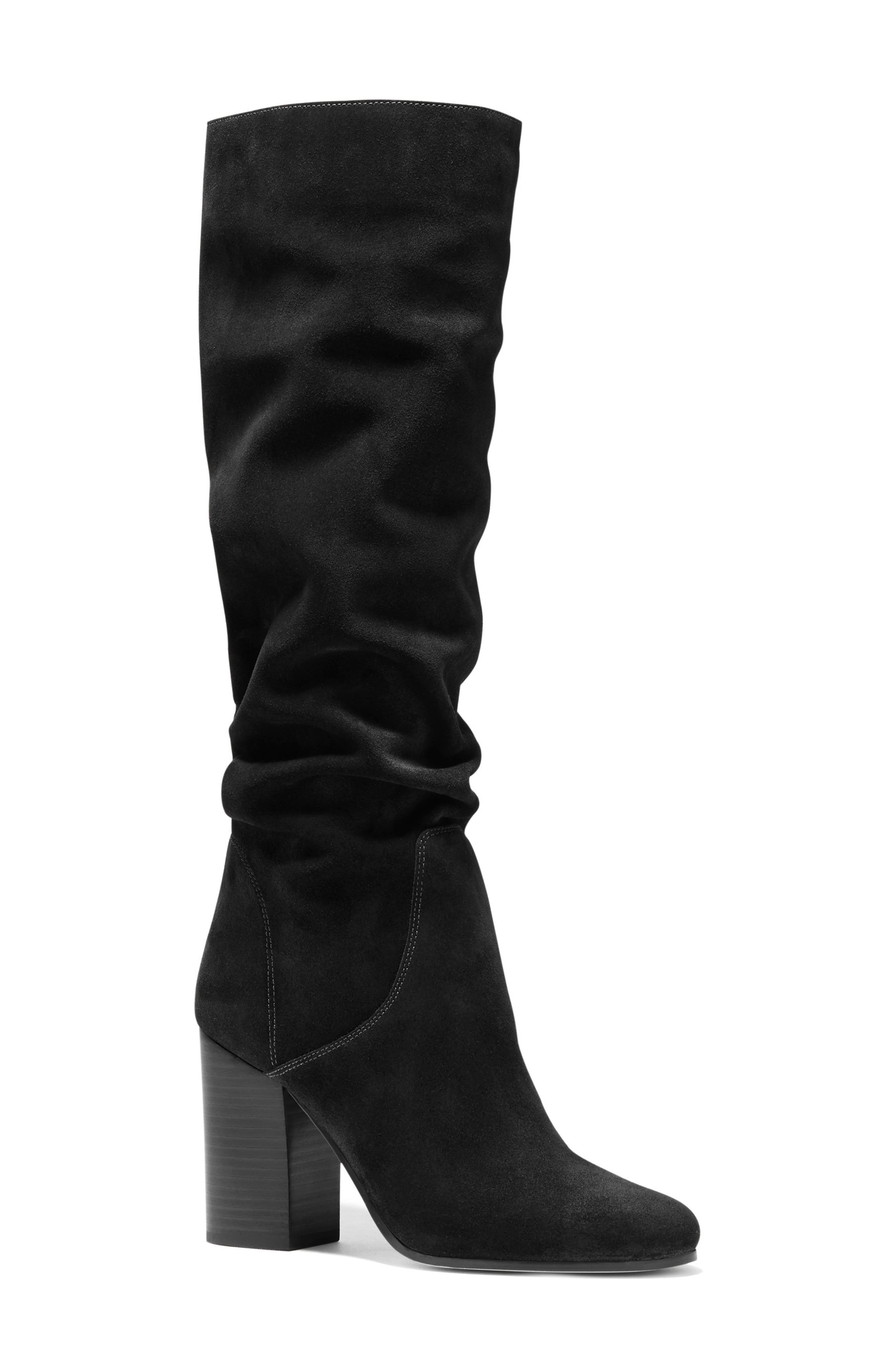 leigh suede boot michael kors