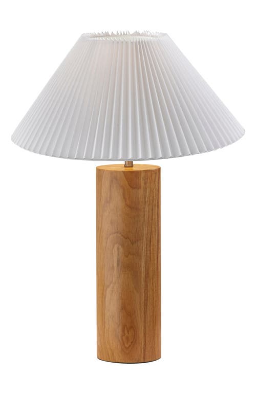 ADESSO LIGHTING Marta Table Lamp in Natural Wood 