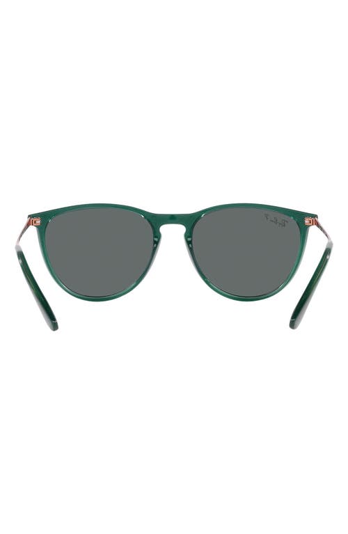 Shop Ray Ban Ray-ban 50mm Jr Round Sunglasses In Opal Green