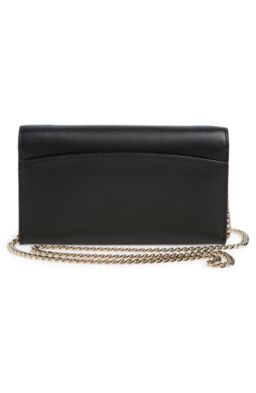 Kate Spade New York Gemma Wallet On A Chain Shoulder Bag In Black