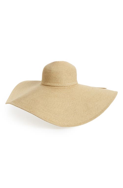Ultrabraid XL Brim Straw Sun Hat in Toast