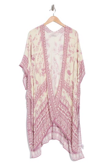 La Fiorentina Baroque Ruana In Rose