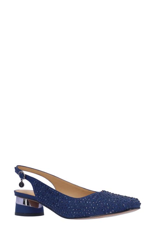 J. Reneé Baline Slingback Pump in Navy at Nordstrom, Size 8.5