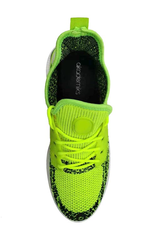 Akademiks Flight Sneaker In Neon