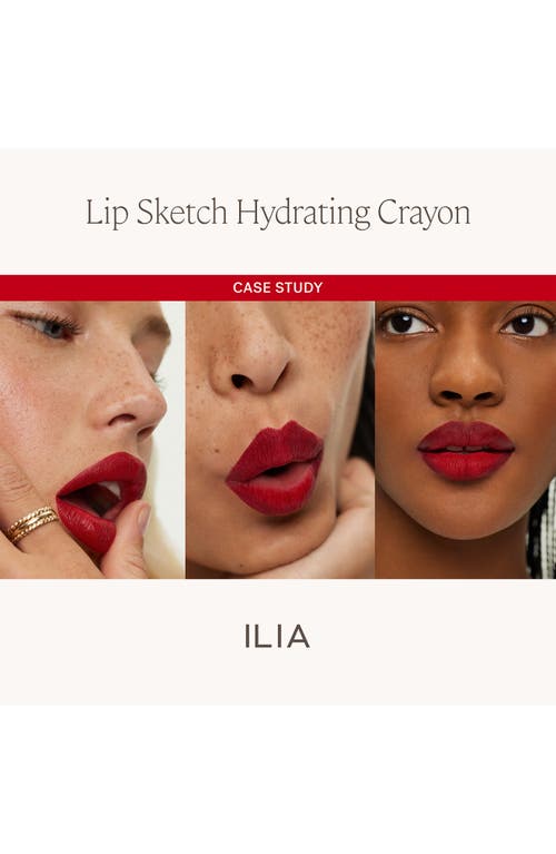 Ilia Lip Sketch Hydrating Lipstick + Lip Liner Crayon Case Study 0.08 oz In Case Study