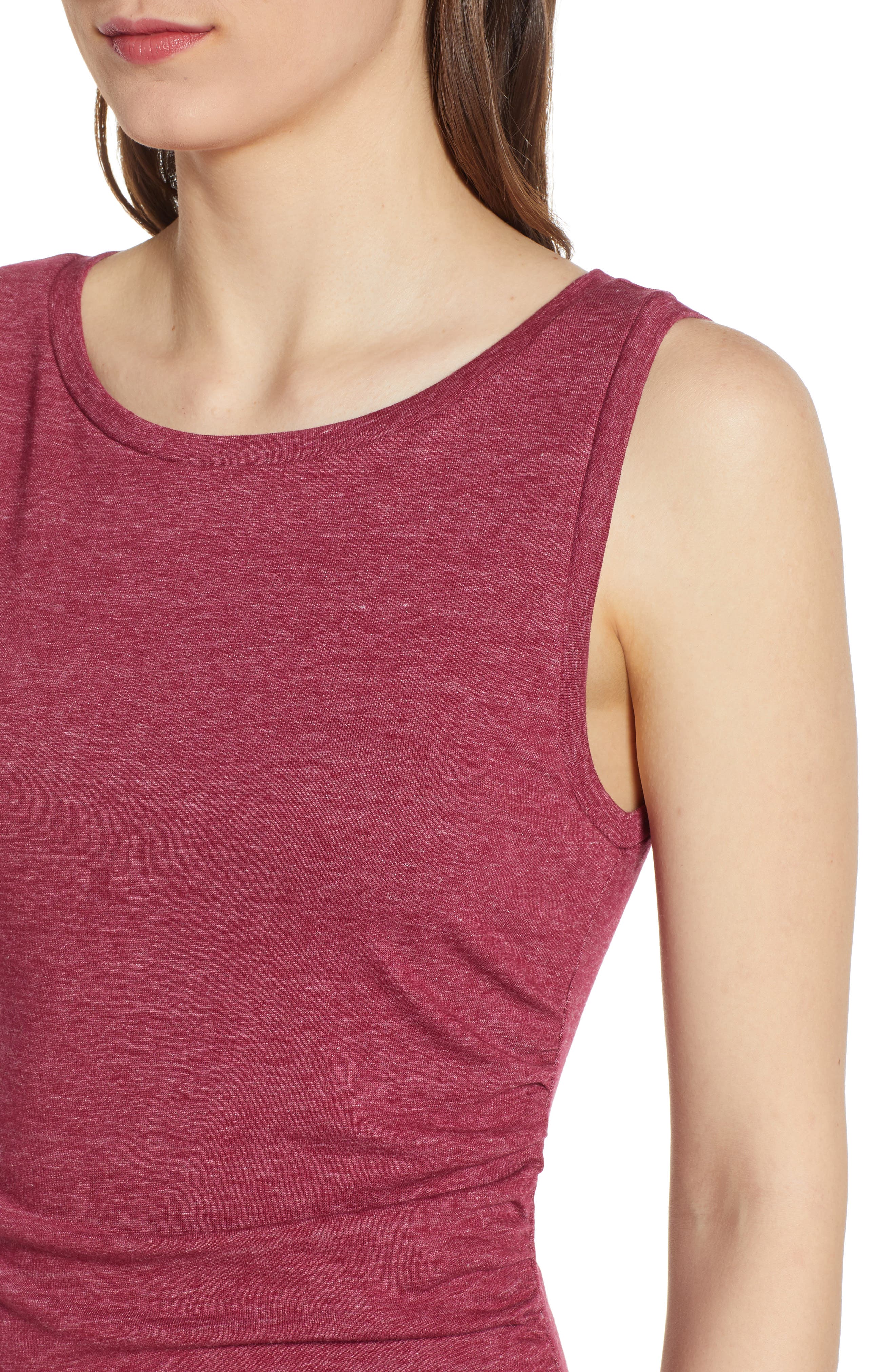 LEITH,
                            Ruched Body-Con Tank Dress,
                            Alternate thumbnail 346, color,
                            938