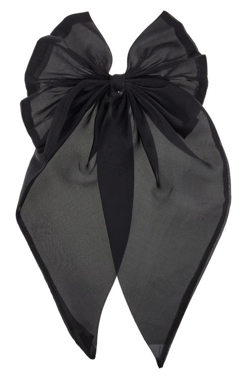 Large Hair Bow in Black