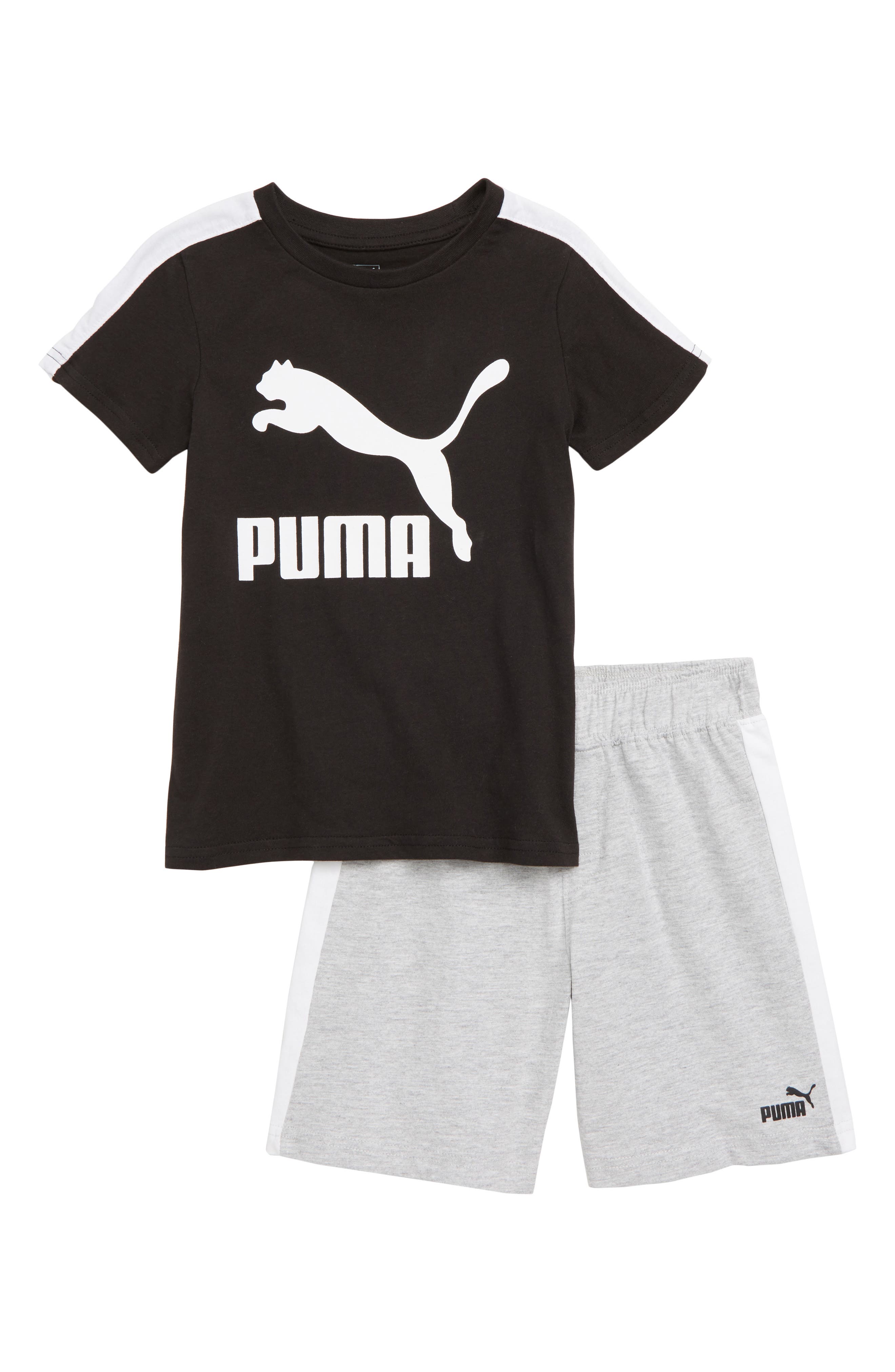 puma t shirt and shorts