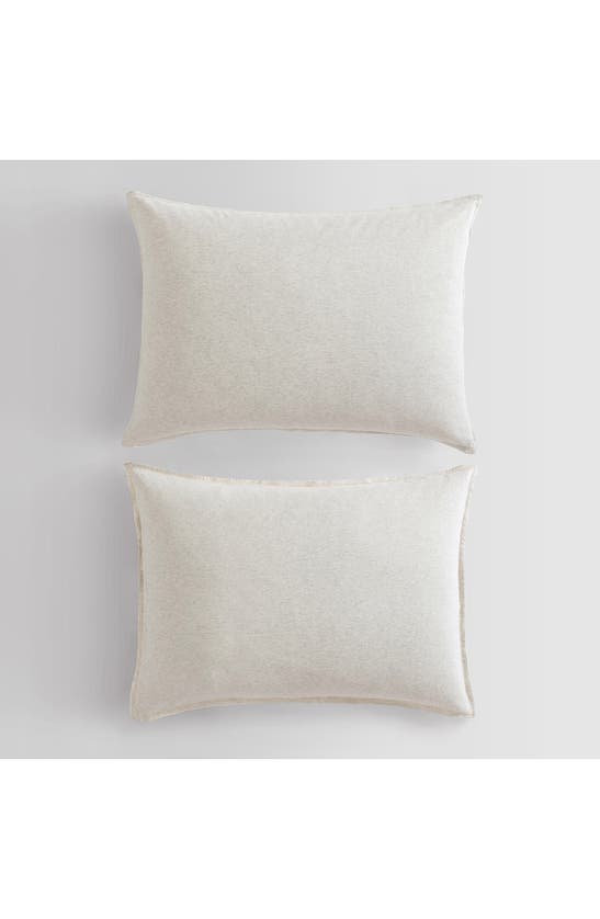 Calvin Klein Modern Collection Jersey 3 Piece Duvet Cover Set, King In White