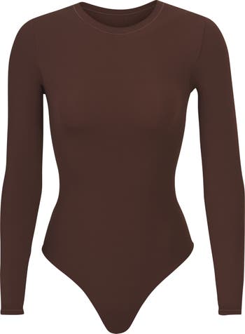 SKIMS Black Cotton 2.0 T-Shirt Bodysuit - ShopStyle