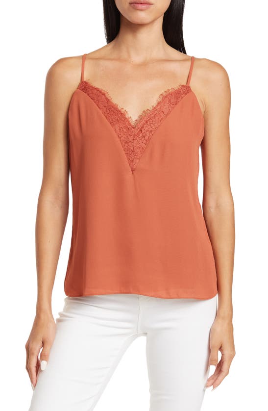 Melrose And Market Lace Cami In Brown Spice