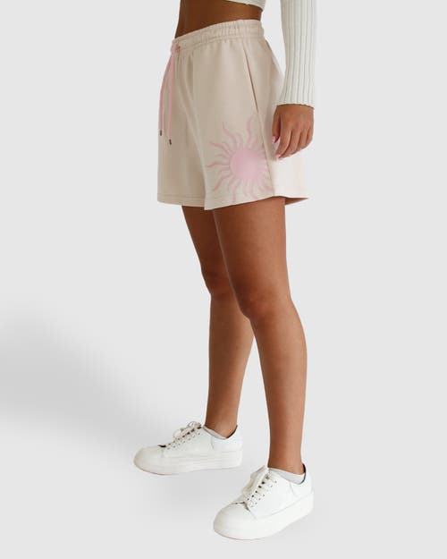 Belle & Bloom Turn To You Track Short In Blush