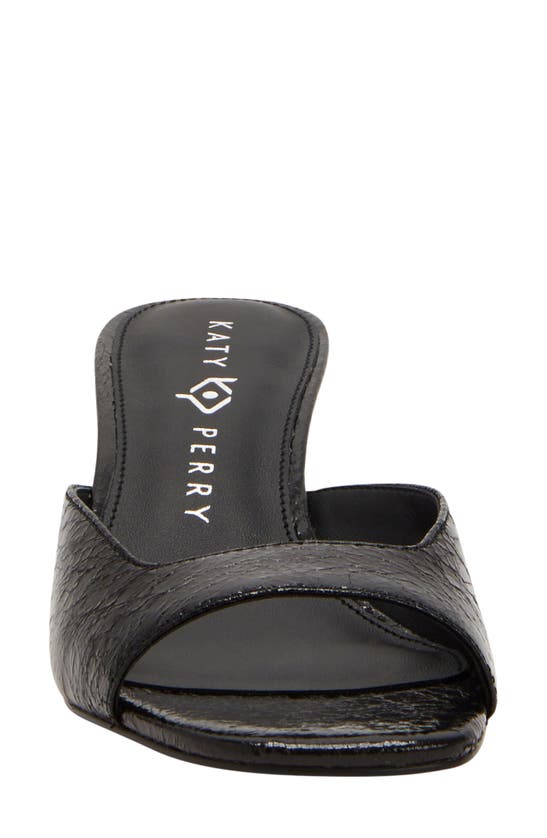 Katy Perry The Ladie Kitten Heel Slide Sandal In Black